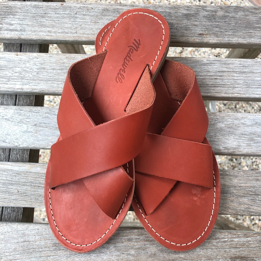 Madewell Boardwalk Slide Sandal size 7.5